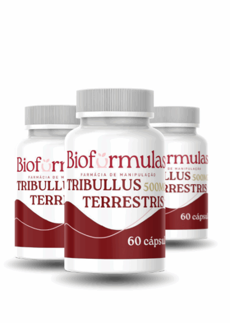 3 frascos TribuIus Terrestris 60 Doses - 500mg : Energia, Desempenho e Bem-Estar Natural