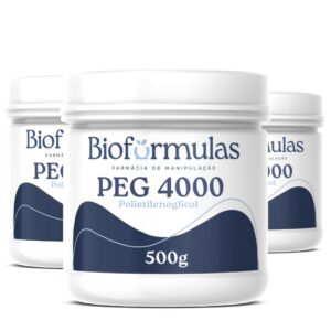 3 Potes PEG 4000 - 500g
