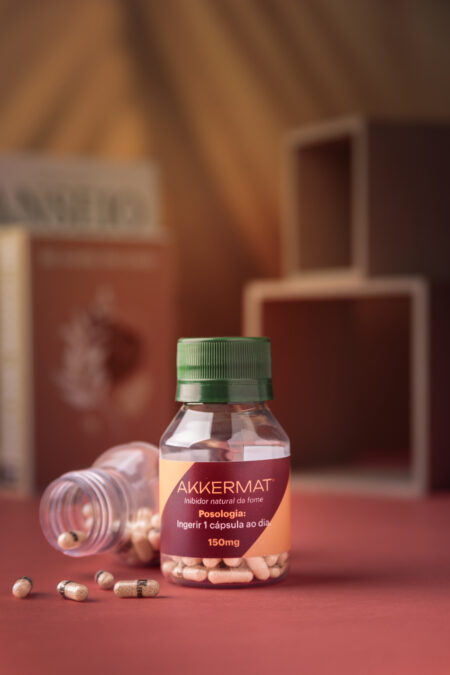 Akkermat 150mg 30cps saciedade inteligente com capsaicinoides microencapsulados