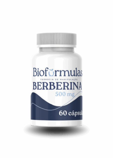 Berberina 500mg 60 Cápsulas Manipulação Original