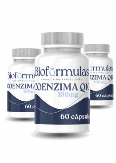 3 frascos de Coenzima Q10 100mg 60 Cápsulas