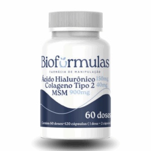 Colágeno Tipo 2 + Ácido Hialurônico + MSM - 60 Doses