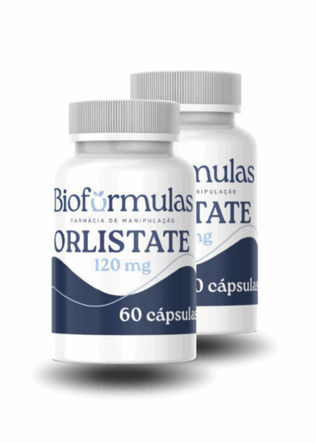 Kit 2 Orlist 120mg Concentrado Natural Intestino 60 Cápsulas
