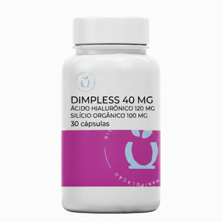Dimpless 40mg Acido Hialurônico 120mg Silício Orgânico 100mg